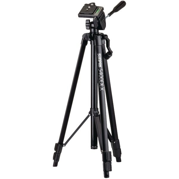 Sunpak 620-540DLX 5400DLX 54" Tripod with 3-Way Pan Head for Digital Cameras