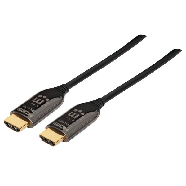 Manhattan 355421 Plenum-Rated HDMI Active Optical Cable (66 Feet)