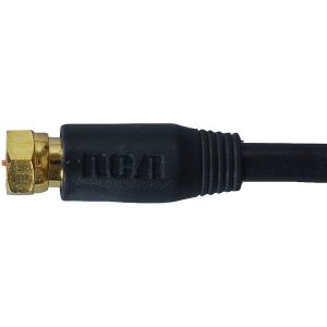 RCA VH606R RG6 Coaxial Cable (6ft; Black)