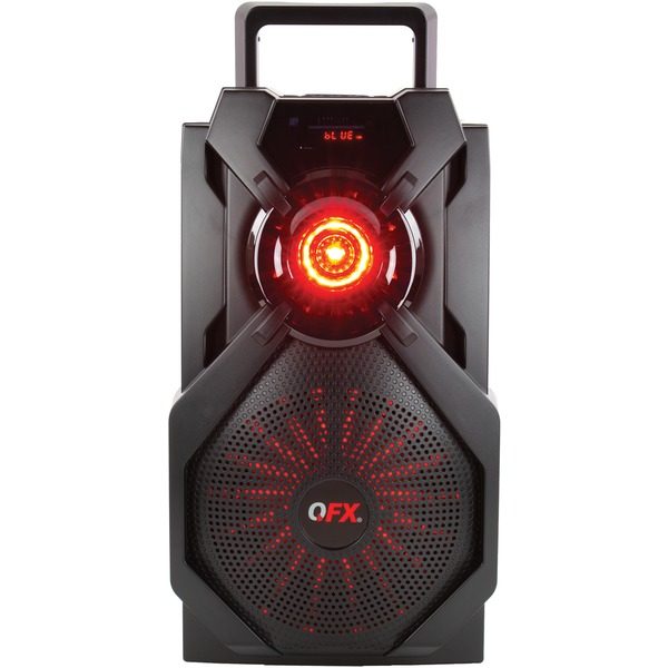 QFX PBX-6 6-Inch Portable Rechargeable Bluetooth Party Speaker with App Control