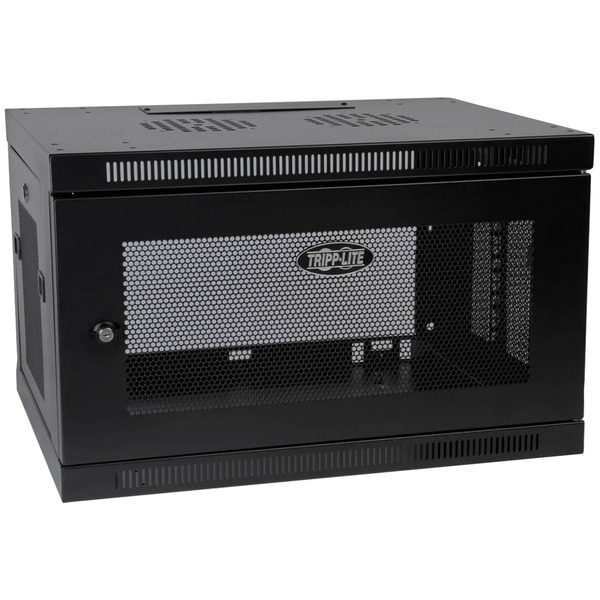 Tripp Lite SRW6U SmartRack 6U Low-Profile Switch-Depth Wall-Mount Rack Enclosure Cabinet