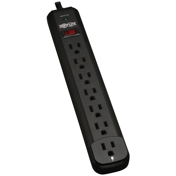 Tripp Lite TLP712B 7-Outlet Surge Protector (12ft Cord; Black)