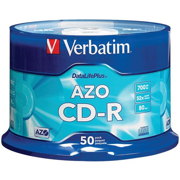 Verbatim 94523 700MB 80-Minute 52x DataLifePlus CD-Rs