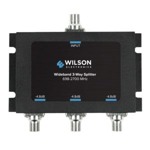 Wilson Electronics 850035 Wideband Splitter with F-Female Connectors (3 Way)