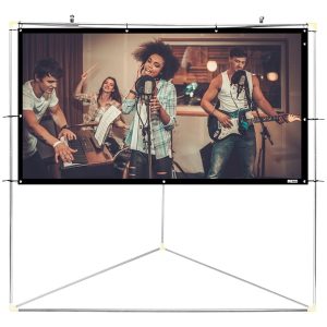 Pyle Home PRJTPOTS81 Portable Outdoor Projection Screen (80")