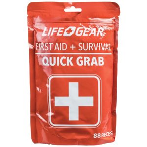 Life+Gear 41-3819 88-Piece Quick Grab First Aid & Survival Kit