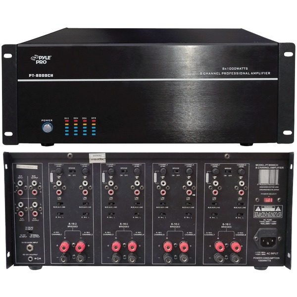 Pyle Home PT8000CH 8-Channel