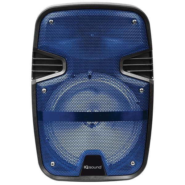 Supersonic IQ-4078DJBT- Blue 8-Inch Tailgate Bluetooth Speaker (Blue)