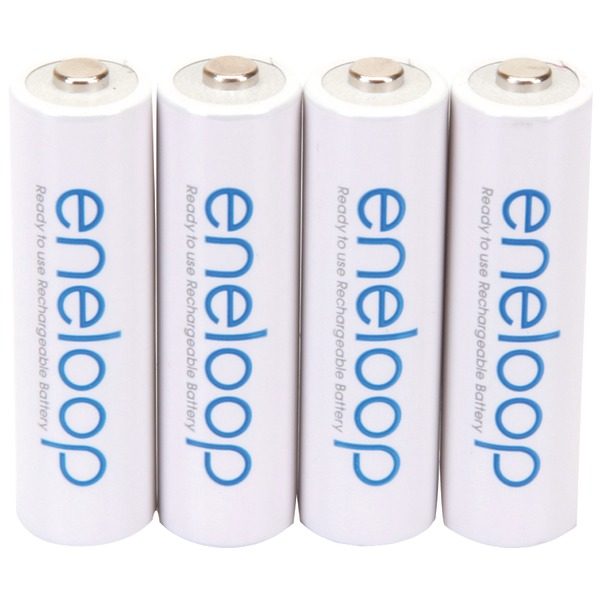 Panasonic BK-3MCCA4BA eneloop Rechargeable Batteries (AA; 4 pk)