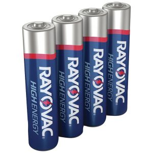 RAYOVAC 824-4J AAA Alkaline Batteries (4 pk)