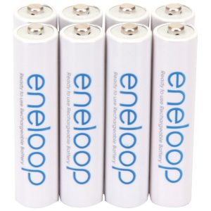 Panasonic BK-4MCCA8BA eneloop Rechargeable Batteries (AAA; 8 pk)