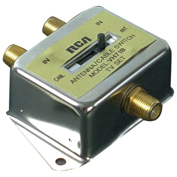 RCA VH71RV 2-Way A/B Coaxial Cable Slide Switch