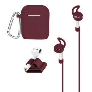 AT&T APCKIT-MAR AirPods Case and Accessories Kit (Maroon)
