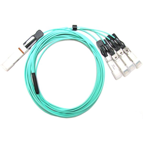 AMC AOC-QSFP-4XSFP10G-3M-AMC Active Optical Cable (AOC) - For QSFP+ to SFP+ Applications