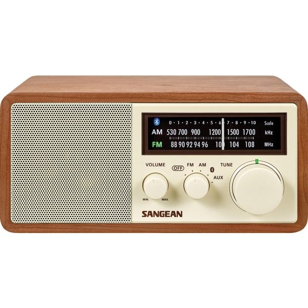 Sangean WR-16 AM/FM Bluetooth Wooden Cabinet Radio