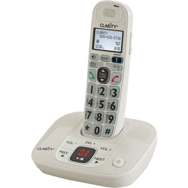 Clarity 53712.000 DECT 6.0 D712 Amplified Cordless Phone with Digital Answering System