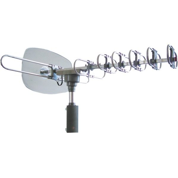 Naxa NAA-351 High-Powered Amplified Motorized Outdoor ATSC Digital TV Antenna with Remote