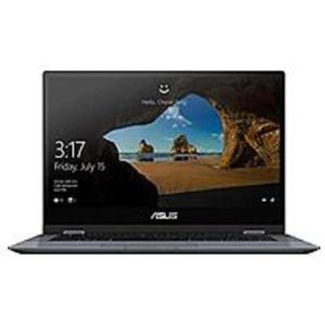 ASUS VivoBook 90NB0N31-M00040 14 Inch Touch Screen Flip Laptop - Intel Core I3-8145U - 4 GB RAM - 128 GB - Solid State Drive - Windows 10 Home S-Mode - 3.9 GHZ - Dual Core - Star Gray
