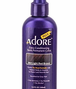 Adore Plus Semi Permanent Hair Color 364 Light Red Brown 3.4 oz