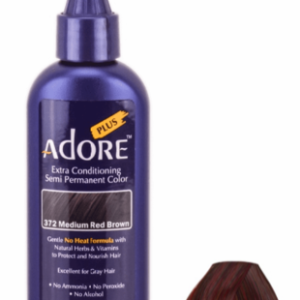 Adore Plus Semi Permanent Hair Color 372 Medium Red Brown 3.4 oz