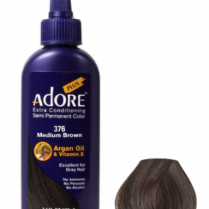 Adore Plus Semi Permanent Hair Color 376 Medium Brown 3.4 oz