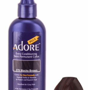 Adore Plus Semi Permanent Hair Color 378 Mocha Brown 3.4 oz