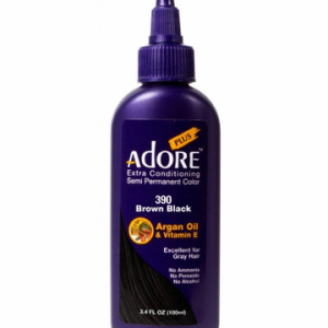 Adore Plus Semi Permanent Hair Color 390 Brown Black 3.4 oz