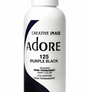 Adore Semi-Permanent Hair Color 125 Purple Black 4 oz