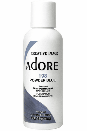 Adore Semi-Permanent Hair Color 198 Powder Blue 4 oz