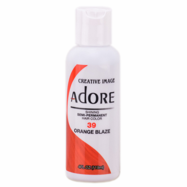 Adore Semi-Permanent Hair Color 39 Orange Blaze 4 oz