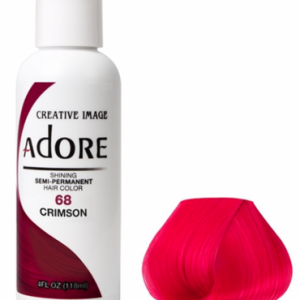 Adore Semi-Permanent Hair Color 68 Crimson 4 oz