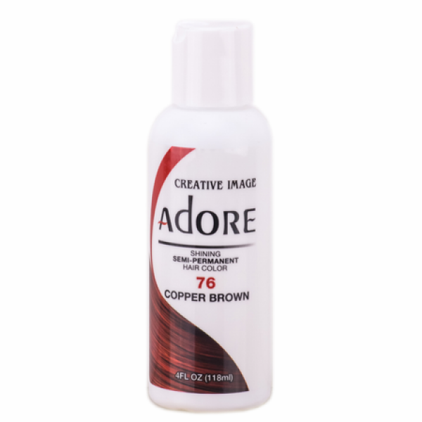 Adore Semi-Permanent Hair Color 76 Copper Brown 4 oz