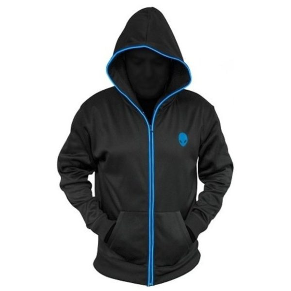 Alienware AWSHZG1XL Light-up Zip Hoodie - XL - Black