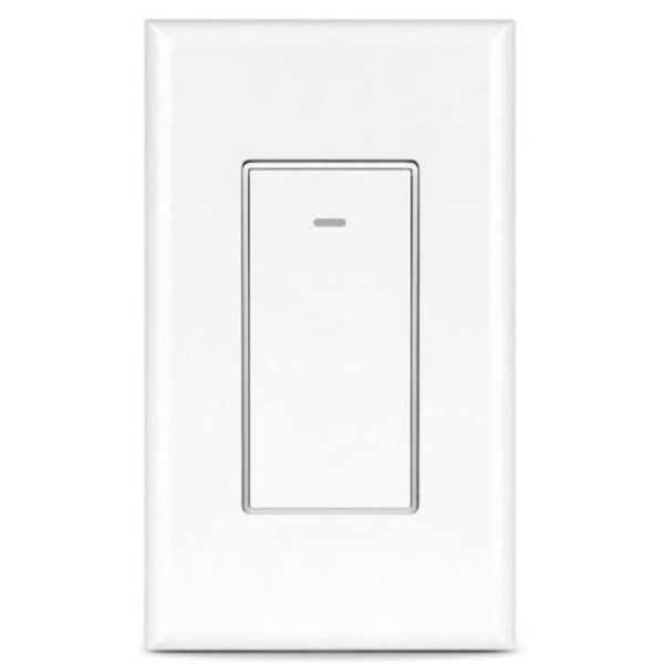 Aluratek ASHS01F 15-Amp Smart Wireless Dimmable Light Switch