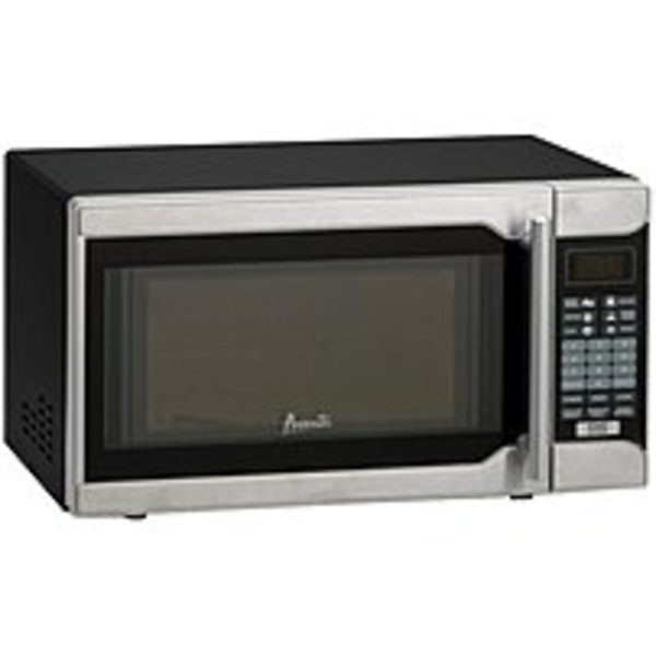 Avanti MO7103SST 0.7 Cubic Feet Freestanding Microwave - 700 Watts - Stainless Steel/Black