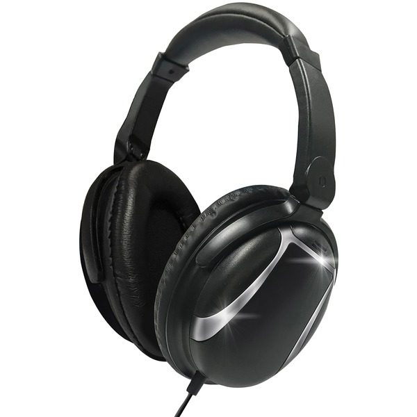 Maxell 199840 Bass 13 Heavy-Bass Over-Ear Headphones with Microphone (Black)