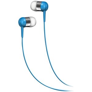 Maxell 190282 Bass 13 Metallic In-Ear Earbuds with Microphone (Blue)