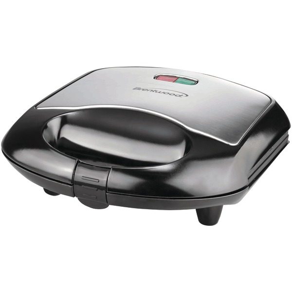 Brentwood Appliances TS-240B Nonstick Compact Dual Sandwich Maker (Black)