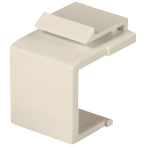 DataComm Electronics 20-3101-LA Blank Keystone Insert (Lite Almond)