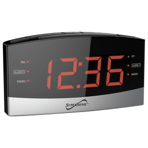 Supersonic SC-381BT Bluetooth Clock Radio