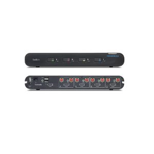 Belkin 4-Ports Universal Secure KVM Switch F1DN104KVM-UN-3