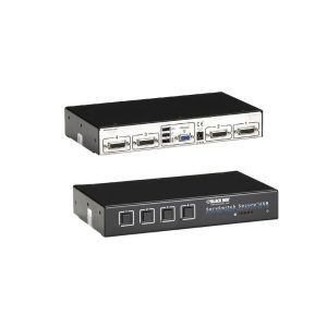 Black Box Servswitch Secure 4-Ports KVM Switch SW4006A-USB-EAL