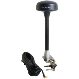 Browning BR-TRUCKER Satellite Radio Trucker Mirror-Mount Antenna with RG58/U Coaxial Cable and SMB-Female Connector