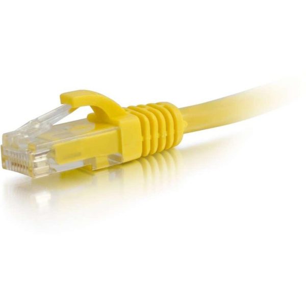 C2G-2ft Cat6 Snagless Unshielded (UTP) Network Patch Cable - Yellow - Category 6 for Network Device - RJ-45 Male - RJ-45 Male - 2ft - Yellow