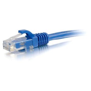 C2G-30ft Cat6 Snagless Unshielded (UTP) Network Patch Cable - Blue - Category 6 for Network Device - RJ-45 Male - RJ-45 Male - 30ft - Blue