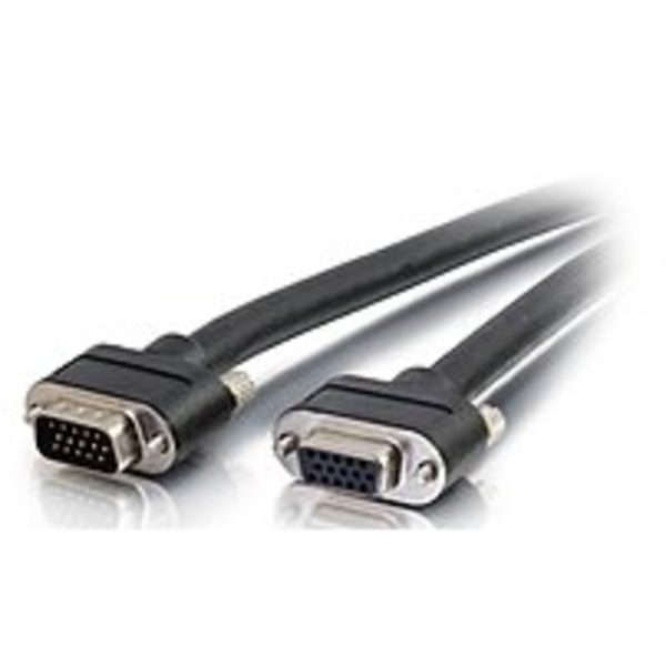 C2G 50238 10 Feet Video Extension Cable - 1 x 15-pin HD-15 VGA Male/Female - Black