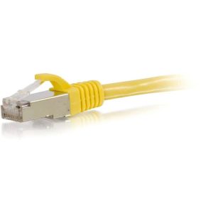 C2G-6ft Cat6 Snagless Shielded (STP) Network Patch Cable - Yellow - Category 6 for Network Device - RJ-45 Male - RJ-45 Male - Shielded - 6ft - Yellow