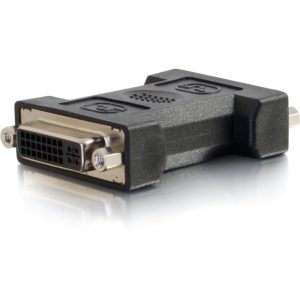 C2G DVI-I Female to Female Coupler - 1 x DVI-I (Dual-Link) Female Video - 1 x DVI-I (Dual-Link) Female Video - Black