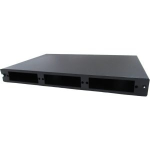 C2G RM1ECO11IN 1U Fiber Enclosure - 11-inch Deep - Black