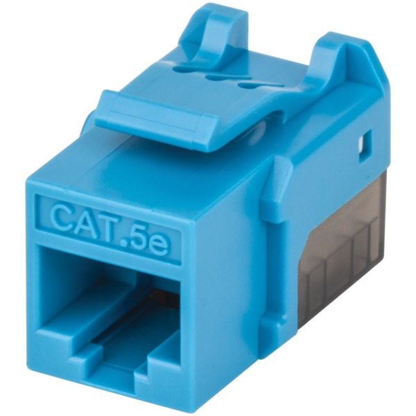 Intellinet Network Solutions 772259 FastPunch CAT-5E UTP Keystone Jack (Blue)